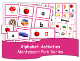 Lowercase Alphabet Activities - Montessori Pink Series Material