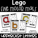 Lowercase Alphabet Fine Motor Mats Building Bricks