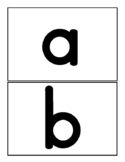 Lowercase Alphabet Flash Cards