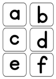 Lowercase Alphabet Flashcard a-z