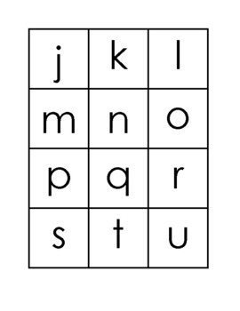 Lowercase Alphabet Identify & Match (Editable) by Miss C's Shop | TpT