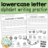 Lowercase Alphabet Letter Writing Practice