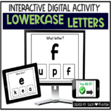 Lowercase Alphabet Match Digital Task Cards | Letter Boom Cards