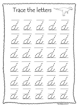Lowercase Cursive Alphabet Tracing Worksheets. 1st-4th Grade Handwriting