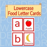 Lowercase Food Letter Cards