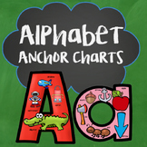 Letter Alphabet Anchor Chart- Uppercase and lowercase