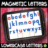Magnetic Letter Template - Lowercase Letter Matching and Building