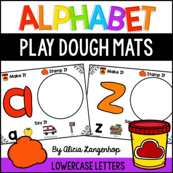 Lowercase Alphabet Play Dough Mats Letter Playdough Mats Alphabet Playdoh  Mats