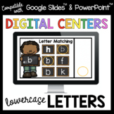 Lowercase Letters Alphabet Recognition - Digital Google Sl