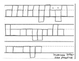 Lowercase Letter Box Practice