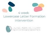 Lowercase Letter Formation Intervention - 4 week ESY or Su