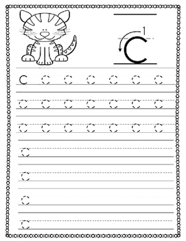 Lowercase Letter Handwriting Practice Pages by Joyfully Teaching