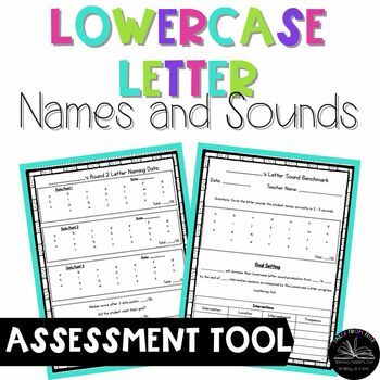 Preview of Lowercase Letter Benchmark & Progress Monitoring Assessment for Names & Sounds