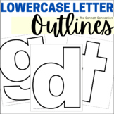 Lowercase Letter Outlines