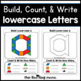 Lowercase Letter Pattern Block Mats