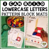 Preschool Lowercase Letter Pattern Block Mats