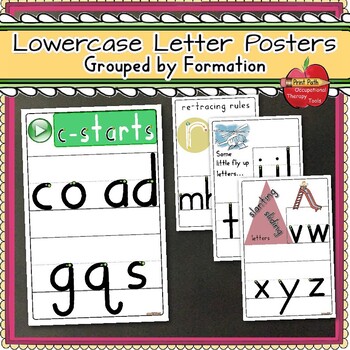 Preview of Handwriting: Lowercase Letter Formation Posters