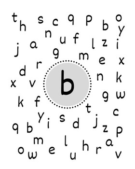 Lowercase Letter Search and Find by The OT Spot | TPT
