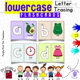 Lowercase Letter Tracing Flashcards - Lower Case Alphabet Flash Cards + BONUS!