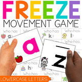 Lowercase Letter Recognition FREEZE Game | Letter Sounds W