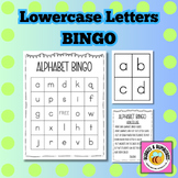 Lowercase Letters BINGO-30 Unique BINGO Boards, 1 Blank Bo