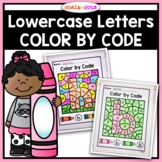 Lowercase Letters Color by Code | Letter Identification