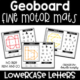 Lowercase Letters Fine Motor Mats Geoboards