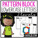 Lowercase Letters Pattern Block Mats