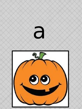 Preview of Lowercase Letters- pumpkins