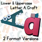 Letter A Craft: Uppercase and Lowercase (Short Vowel)