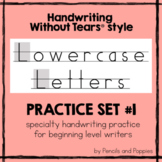 Lowercase handwriting practice Handwriting Without Tears® 