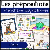 Les prépositions (été): French Summer Preposition Mini-Unit