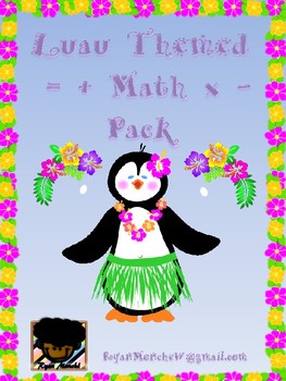 Preview of Luau Math Pack