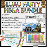 Luau Party Mega Bundle | Slides | Game Show | Boarding Pas