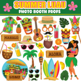 Luau Party Photo Booth Props | Summer Crafts Activities | 