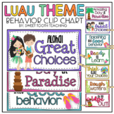Luau Theme Behavior Clip Chart