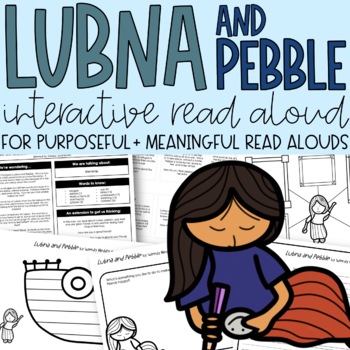 Preview of Lubna and Pebble Interactive Read Aloud and Activities | Refugee Activities