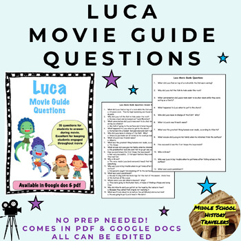 Preview of Luca Movie Guide Questions