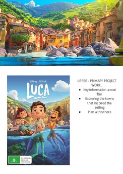 Preview of Luca and Cinque Terre - Upper Primary Summer Project