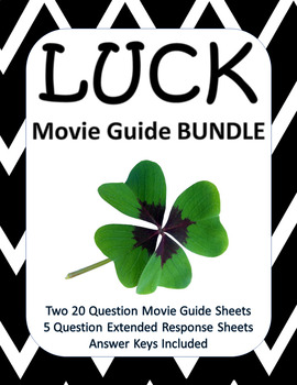Preview of Luck (2022) Differentiated Movie Guide BUNDLE - Google Copy Included