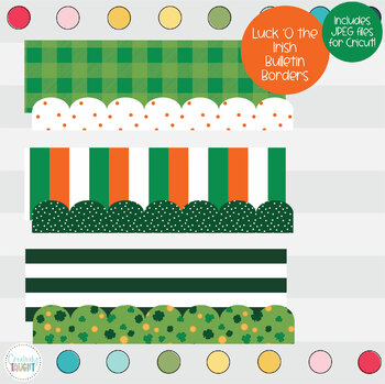 Preview of Luck 'O The Irish - Valentines - Bulletin Board Borders
