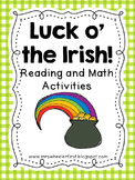 First Grade Centers: St. Patrick's Day