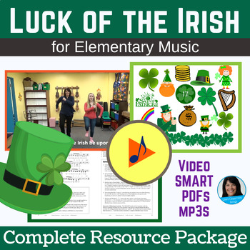 Preview of St. Patrick’s Song and Dance with Backing Track - Classroom and Program