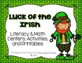 Luck of the Irish (Literacy & Math Centers, Activities, an