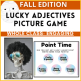 Lucky Adjectives Practice Game High Engagement Review Fall