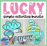 Lucky Activities BUNDLE | St. Patrick's Day Writing Drawin