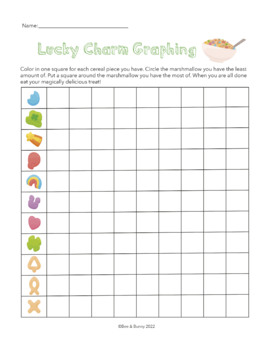 Preview of Lucky Charm Graph a Snack