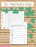 Lucky Charm Sort & Bar Graph - ST PATRICKS DAY