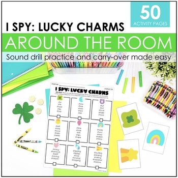 Preview of Lucky Charms Articulation Drill Practice | Speech Therapy