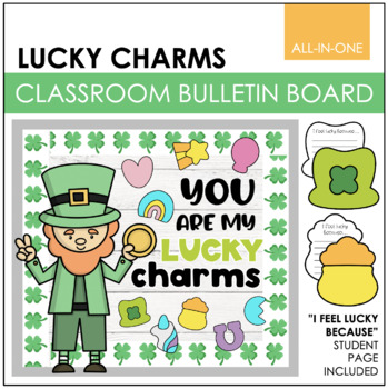 Preview of Lucky Charms Bulletin Board | March and St. Patrick's Day Classroom Door Decor